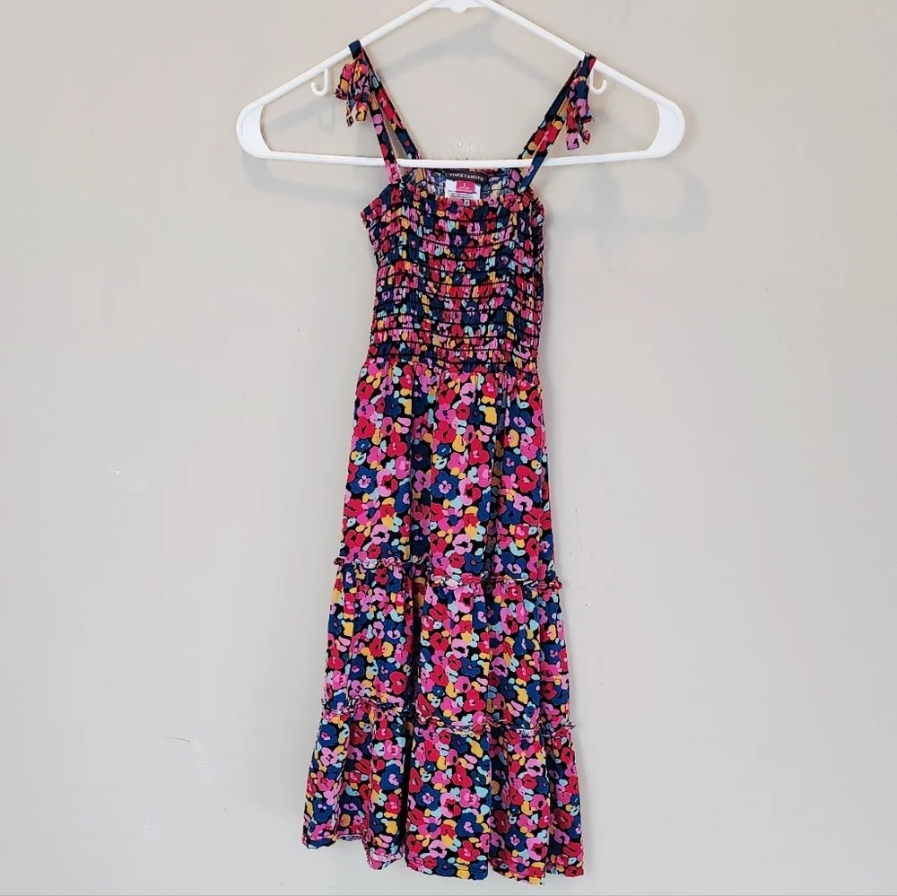 Vince Camuto Pink Floral Girl Maxi  Dress